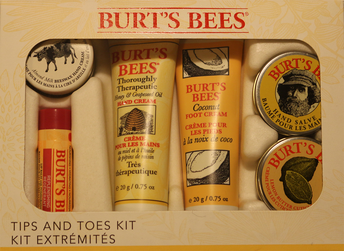 Burts bees tops and toes kit