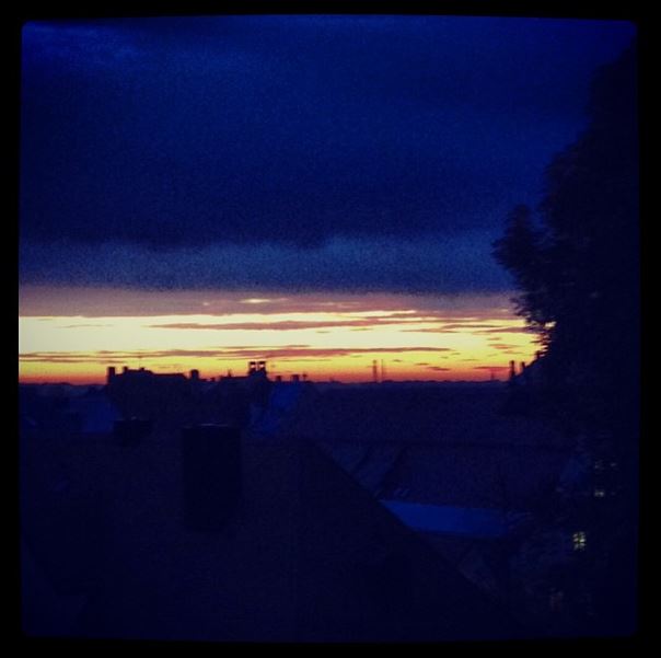 Instagram Sonnenaufgang