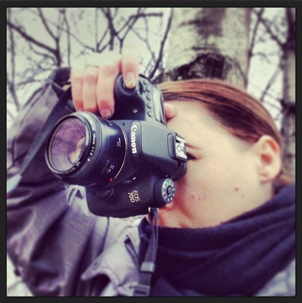 Bayern im grauen Kleid - Nebelmomente - Joella mit Kamera